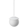 Wisząca lampa minimalistyczna Kuul KLF111P0 kulista szklana biała