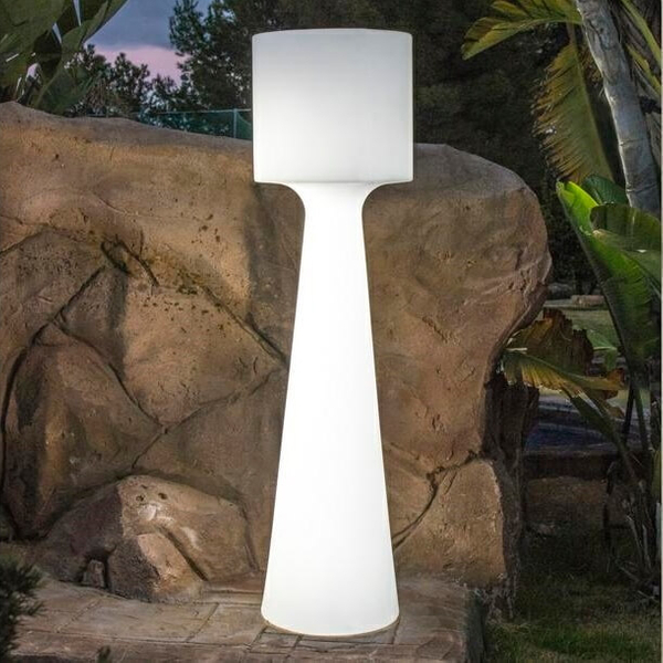 Stojąca lampa podłogowa Grace LUMGC140OFNW King Home ogrodowa IP65 biała