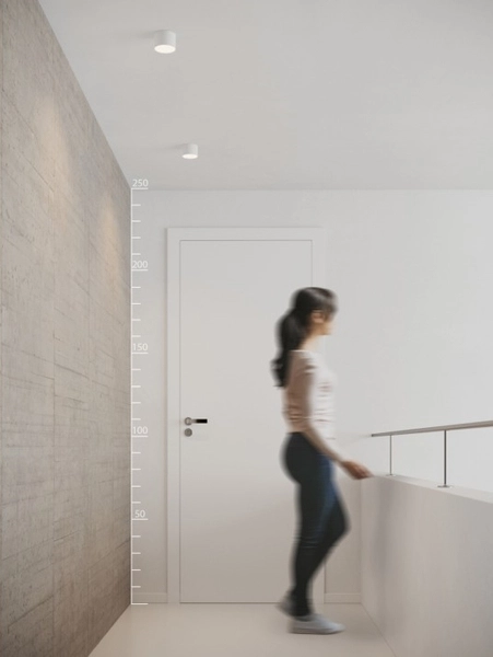 Minimalistyczna lampa sufitowa Monza AZ2252 LED 5W biała do salonu