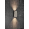 Lampa ścienna na zewnątrz Canto 49721034 IP44 tuba metalowa srebrny