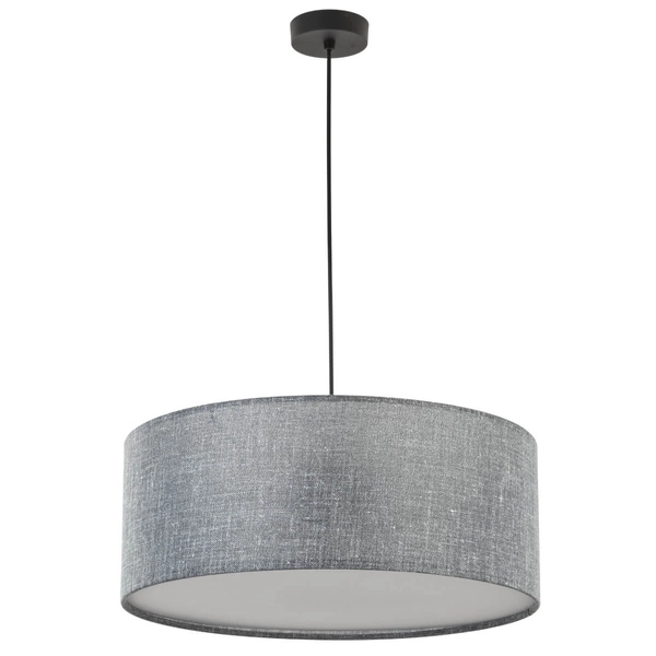 Lampa zwisowa do gabinetu Earth 4654 round walec okrąg grafitowa