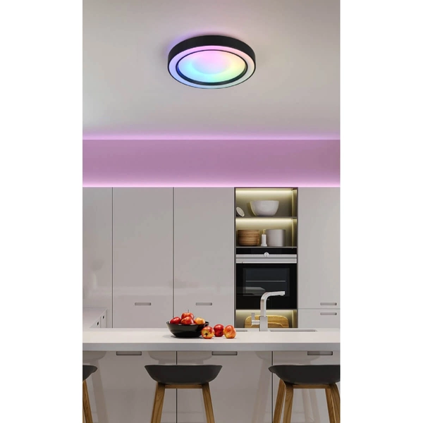Plafon z funkcją RGB Arco R65091032 RL Light LED 22W 2700-6000K czarny