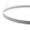 Ring LAMPA wisząca CIRLCE LA0716/1-WH Zumaline okrągły zwis LED 50W 3000K do salonu biały