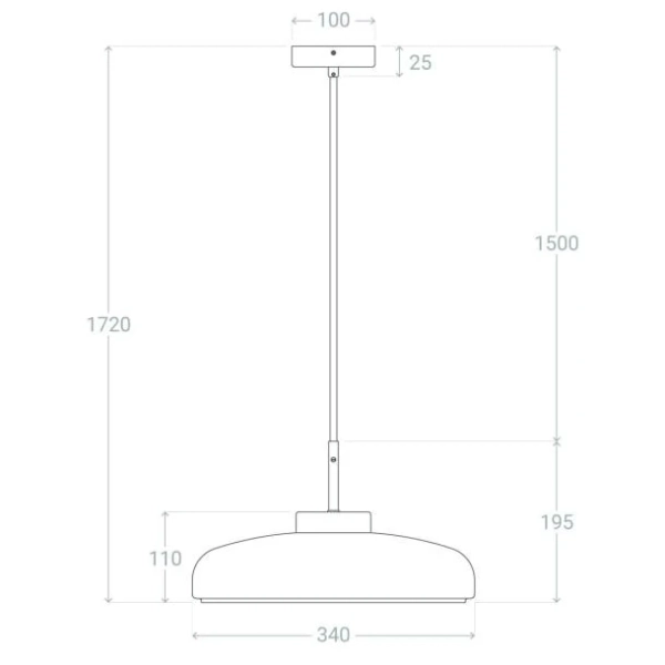 Wisząca lampa Artel ABR-SLWA-E27 Abruzzo do jadalni złoty bursztynowy