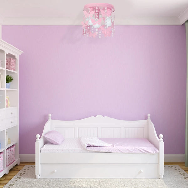 Lampa sufitowa ANGELICA MLP1165 Milagro z kryształkami motylki jasnoróżowe