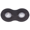 Podwójna oprawa podtynkowa SIGNAL H0087 Maxlight metalowa czarna