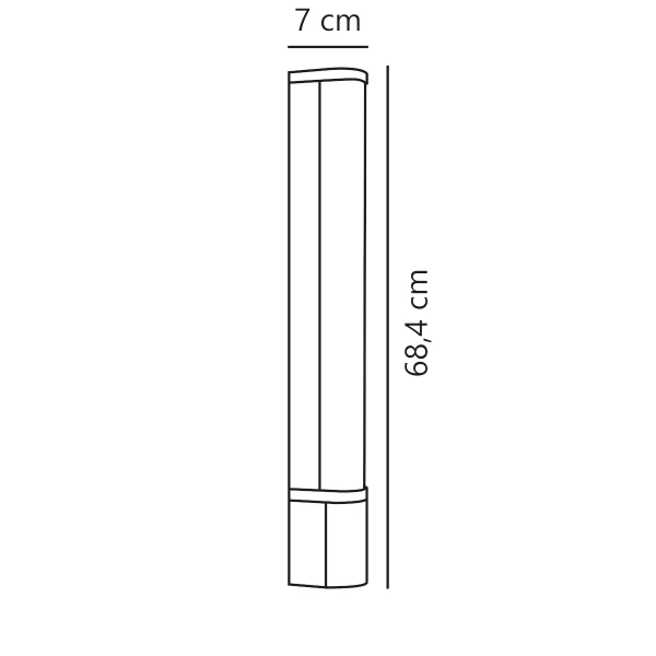 Przyścienna lampa Malaika 2310221003 LED 15W 3000K IP44 łazienkowa czarny