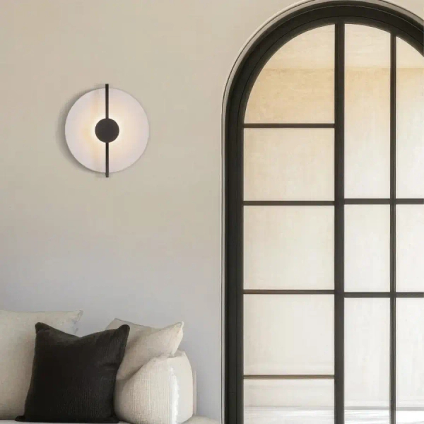 Minimalistyczna lampa ścienna 1910 LED 13W 3000K okrągła biały