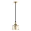Wisząca lampa do kuchni Dolia A8079-GLD Zumaline nad stół druciana złota