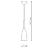 Hygge LAMPA wisząca SOLIN LP-181/1P BK/GD Light Prestige metalowa OPRAWA zwis sopel czarny złoty