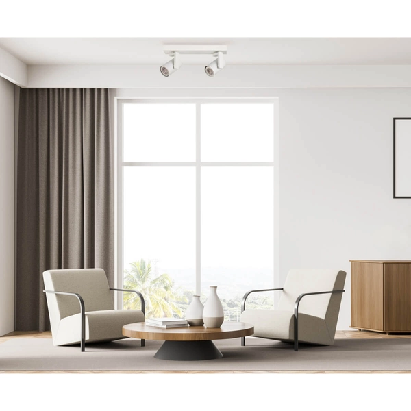 Sufitowa lampa pokojowa Spiela kierunkowy plafon biały