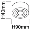 Spot LAMPA sufitowa Rullo Bianco Mini OR82425 Orlicki Design okrągła LED 5W 3000K spot IP44 biała