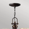 Klasyczna lampa wisząca Mayflower HK-MAYFLOWER3 Hinkley na łańcuchu brązowy