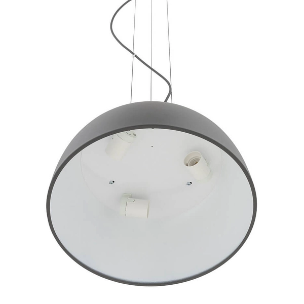 Sypialniana lampa wisząca Satellite 11227 Nowodvorski kopuła ciemna szara