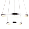 Wisząca lampa LUNE 32-64769 futurystyczna zwis LED 40W 4000K rings chrom