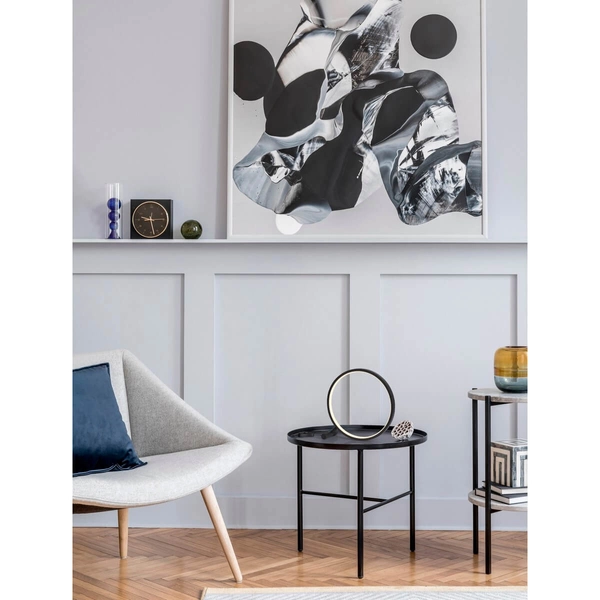 Lampka pierścieniowa nocna TUCUMAN LE44518 LED 12W 3000K ring czarna