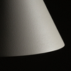 Stożkowa lampa zwieszana ZENITH 11455 jedwabisty szary