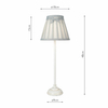 Dziecięca lampa stołowa Grace GRA422 Dar Lighting biała szara