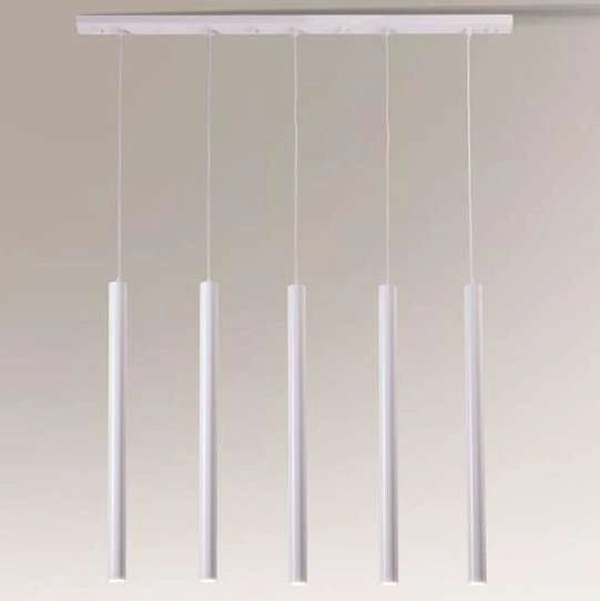 LAMPA wisząca YABU 7575 Shilo metalowa OPRAWA zwis LISTWA sufitowa sople tuby białe