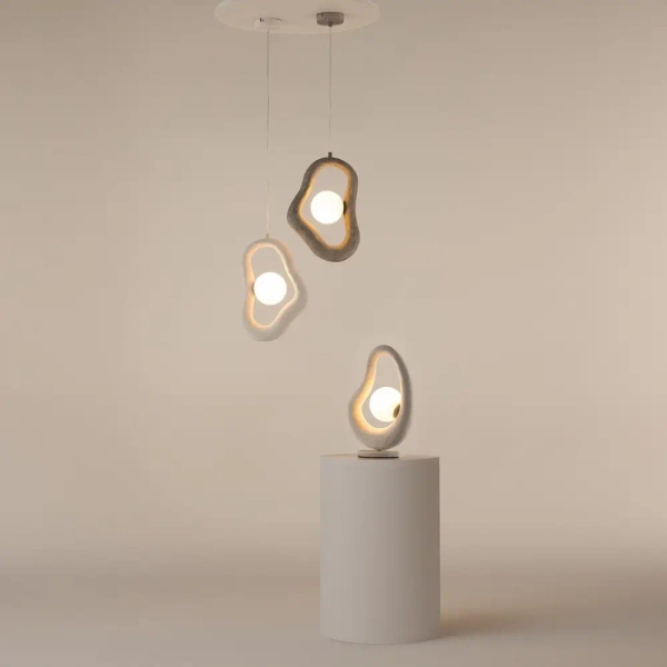 Nocna lampa do sypialni Opus MOD380TL-01W kula biała
