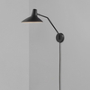 Lampa ścienna Darci 2120551003 DFTP do kuchni metalowa czarna