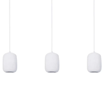 Wisząca lampa nad wyspę Olo 3 41407 do kuchni owalna biała