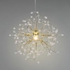 Wisząca lampa glamour Gloria R31311003 do salonu mosiądz połysk