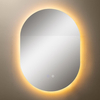 Podgrzewane lustro owalne D3002 LED 24W zmienna barwa IP44 przezroczyste
