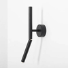 Lampa ścienna regulowana Stick 1084C1 Aldex tuba metalowa czarna