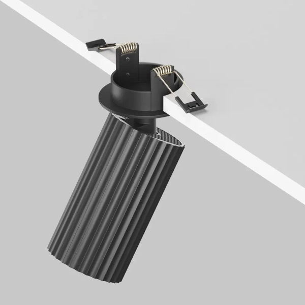 Wpuszczana regulowana oprawa sufitowa Calipso C110CL-01-GU10-B czarna