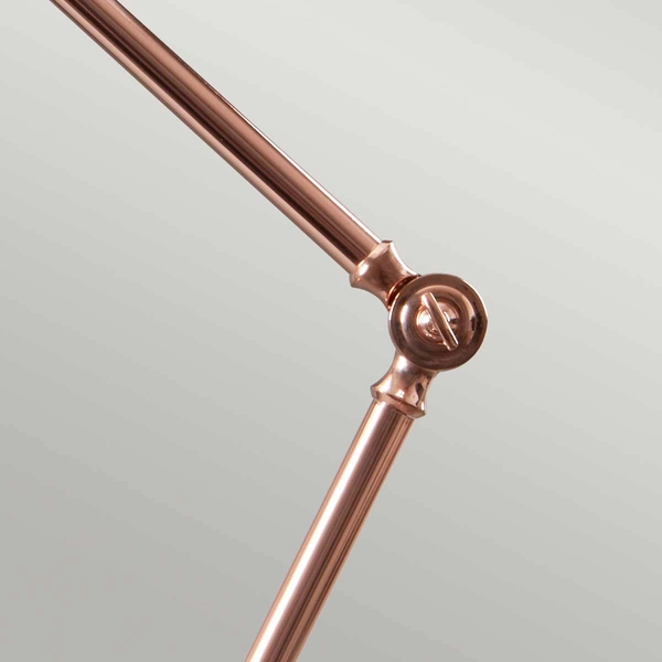 Regulowana lampka do czytania Provence PV-TL-CPR Elstead na biurko miedziana