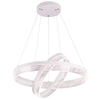 LAMPA wisząca SMITTY 68225-60 Globo metalowa OPRAWA zwis pierścienie rings LED 60W 4000K białe