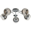 Loftowa LAMPA sufitowa 1018/5 8C Elem metalowa OPRAWA szklane kule chrom