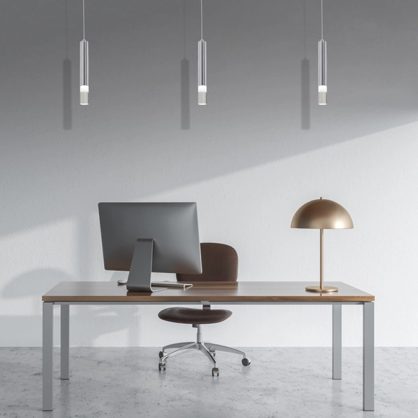 LAMPA wisząca ICE ML321 Milagro zwis OPRAWA tuba sopel LED 5W 4000K chrom