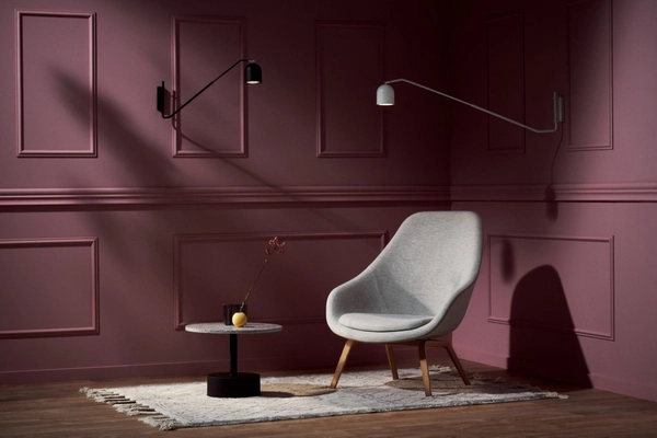 Kinkiet LAMPA ścienna PURO 20812102 Kaspa regulowana OPRAWA metalowy reflektorek na wysięgniku czarny