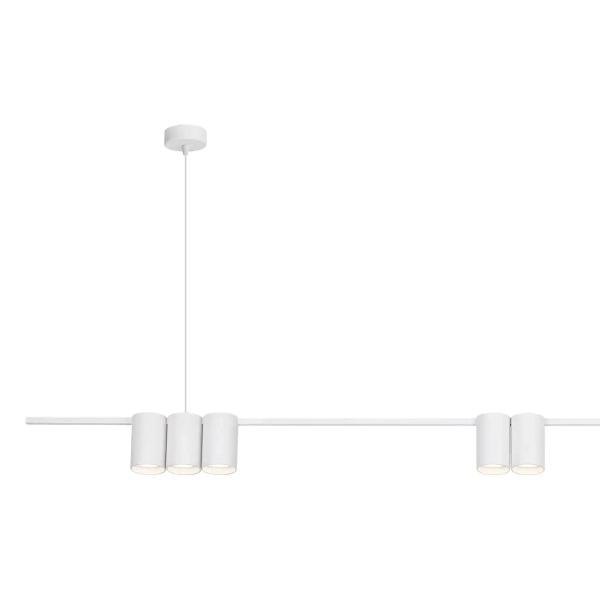 Wisząca lampa nad stół GENESIS ML0371 tubki do salonu białe