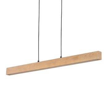 Wisząca lampa belka Teo 6615 TK Lighting LED 36W 3200K czarny drewniany