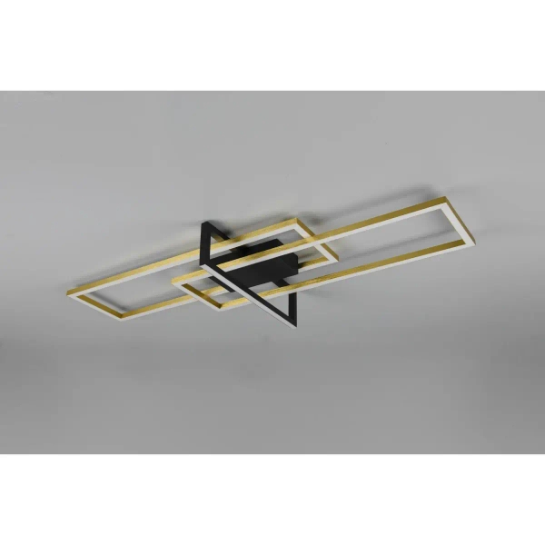Sufitowa lampa SALINAS 620310308 czarna złota LED 34W 3000K IP20