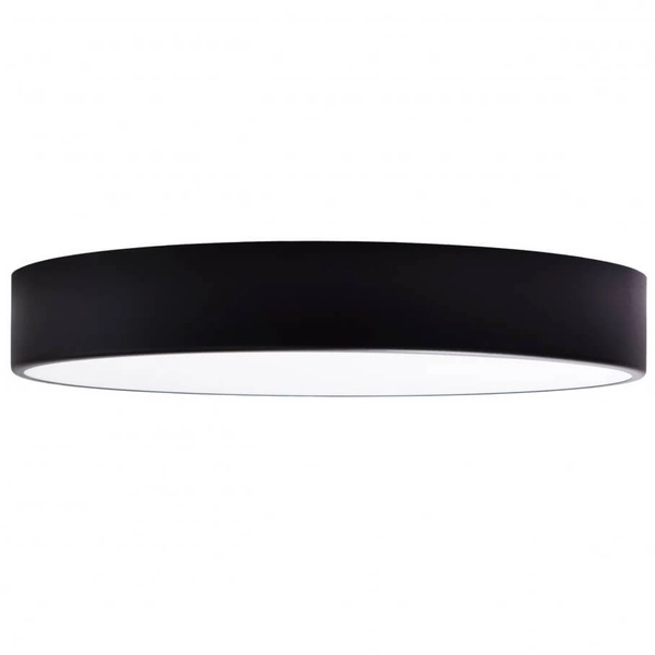 Pokojowa lampa sufitowa 137623621986 czarny plafon okrągły z sensorem ruchu