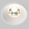 Nasufitowa lampa Round DL058-7W3K-W Maytoni LED 7W 3000K do jadalni biała