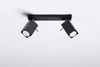 Plafon LAMPA sufitowa SL.0100 regulowana OPRAWA metalowe reflektorki czarne
