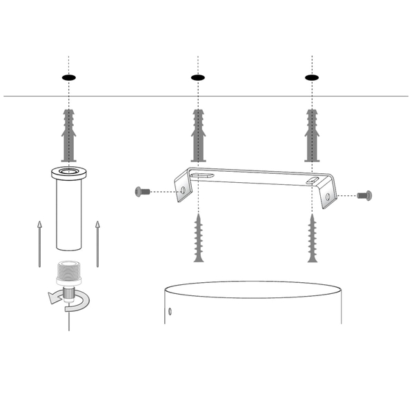 Lampa wisząca molekułowa Andy 33609 Sigma nad stół kule czarna biała