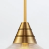 Wisząca lampa vintage Willard QN-WILLARD-P-VBS-PG mosiądz