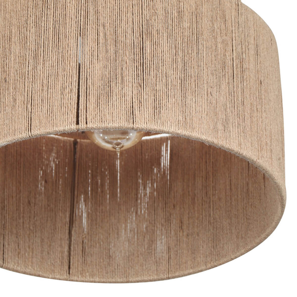 Rustykalna lampa sufitowa SMILLA 666800136 japandi beżowa czarna