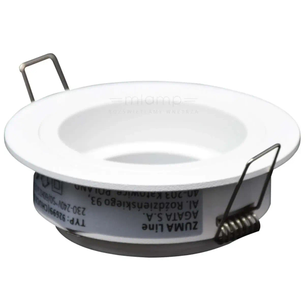 Metalowa lampa sufitowa Chuck 92699-N Zumaline wpust do zabudowy