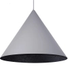 Skandynawska lampa wisząca VESUVIO 41055 stożek szary czarny