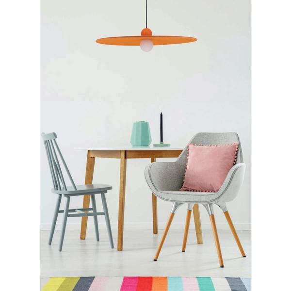 Filcowa lampa wisząca FREYA AZ5907 Azzardo LED 7W 3000K okrąg kula beżowy