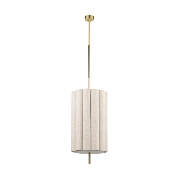 Wisząca lampa ekologiczna Natura NAT-ZW-2 (ZM) nad stół beżowa