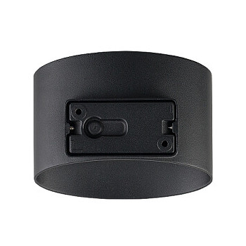 Loftowa LAMPA ścienna ELLIPSES LED 8182 Nowodvorski okrągła OPRAWA metalowa LED 10W 3000K kinkiet łazienkowy IP54 czarny