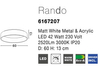 Natynkowa lampa minimalistyczna Tome Smart LED 42W 3000K biała